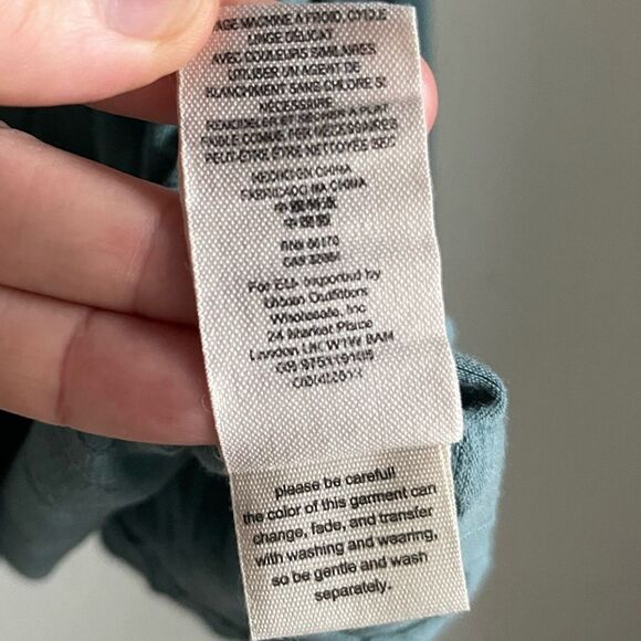 Free People In The Mix Ribbed Henley Top in Ocean Blue - Picture 11 of 12